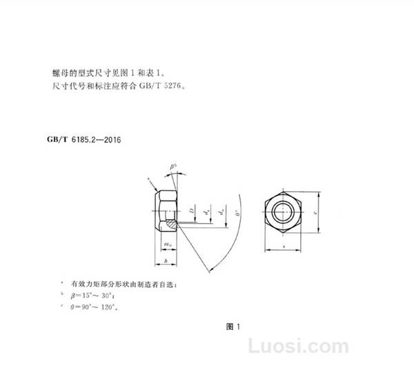 GB/T 6185.2-2016 2型全金属六角锁紧螺母 细牙